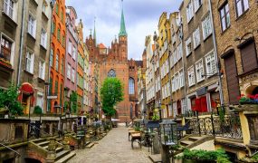 Stare Miasto w Gdańsku - gotyckie kamienice