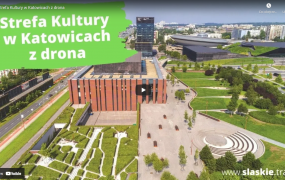 Strefa Kultury w Katowicach z drona