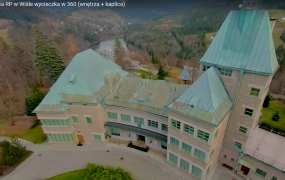 Zamek Prezydenta RP w Wiśle wycieczka w 360° (wnętrza + kaplica)
